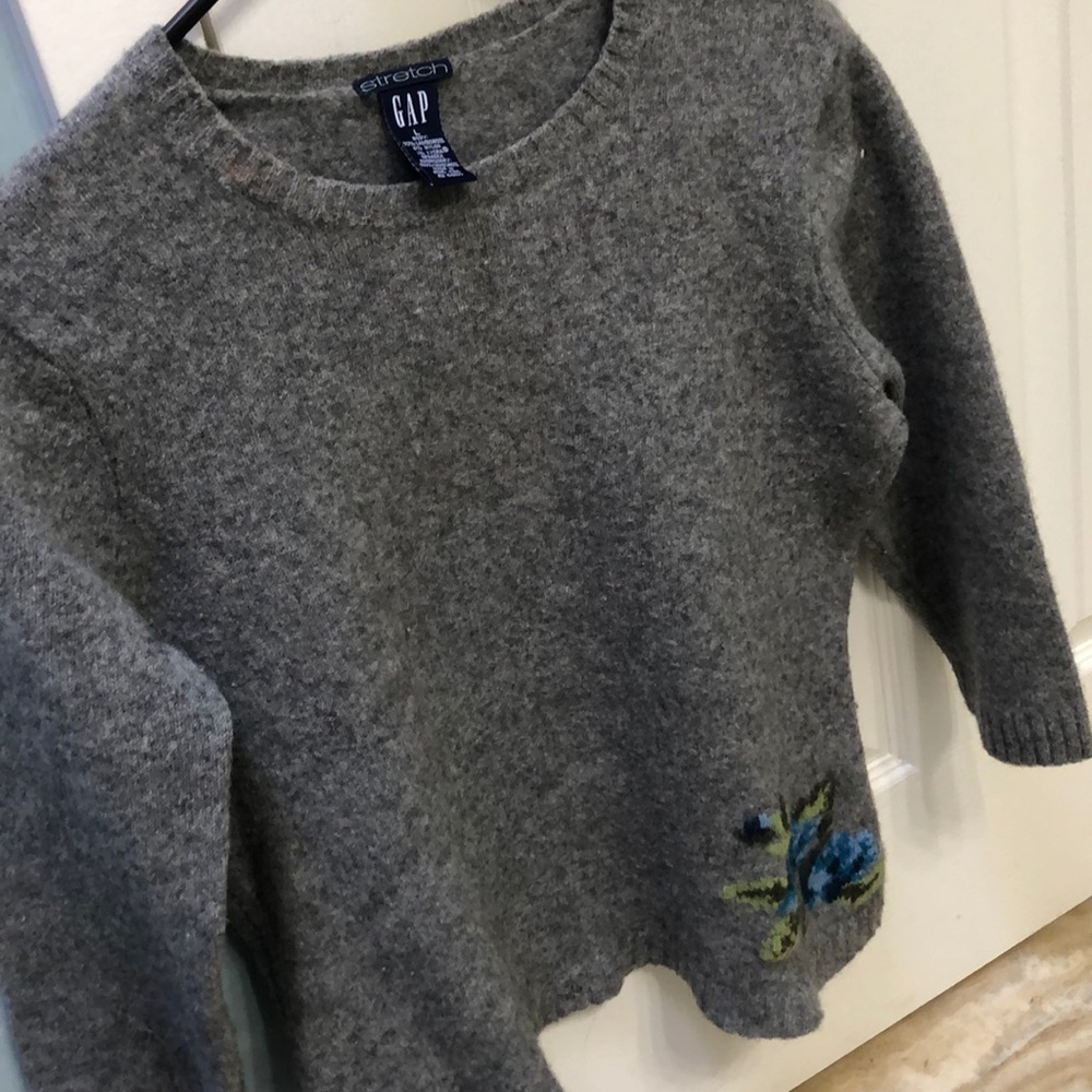 Beautiful Gap, 3/4 length sleeve, wool sweater